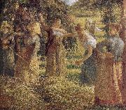 Camille Pissarro, to collect the hay farmer